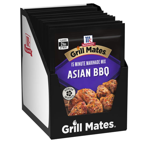 McCormick Grill Mates Marinade Mix, Asian BBQ, Korean-Inspired, 15 Minute Marinade for