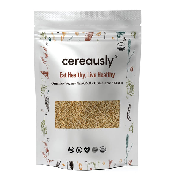 Cereausly Organic White Quinoa Premium Royal Quinoa from Bolivia Kosher and Non-GMO Quinoa