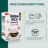 2 (Pack 3), Soeos Japonica Sushi Rice Pound of Short Grain Rice, Gluten-Free, Non-GMO White Japanese-Style Sticky Rice