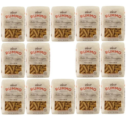 Rummo Fusilli Pasta No. 48, 1 lb (Pack of 14) Non-GMO, Parve,