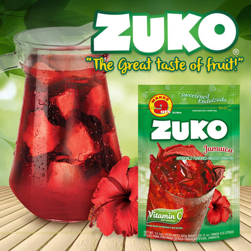 Pack, 14.1 oz, Pack 6 Zuko Jamaica Instant Powder Drink Family