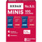 RXBAR Minis Protein Bars, Protein Snack Bars, Variety Pack, 7.3oz Box (8