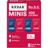 RXBAR Minis Protein Bars, Protein Snack Bars, Variety Pack, 7.3oz Box (8