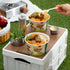 9 55g SIMPLY FOOD Instant Vietnamese Beef Stew Glass Noodles (Min B Kho T) - BOWLS/ each Delicious, Clear Glass