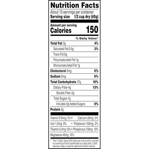 VEMAX Store 1-Minute 18 oz (Pack 2) Whole Grain Oats, Quick Cook Oats, Canister