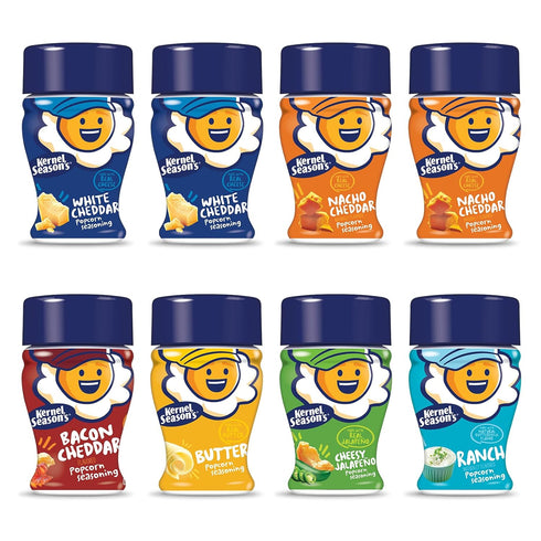 Kernel Season's Mini Savory Popcorn Seasoning Variety Pack, 0.9 oz - Pack of 8