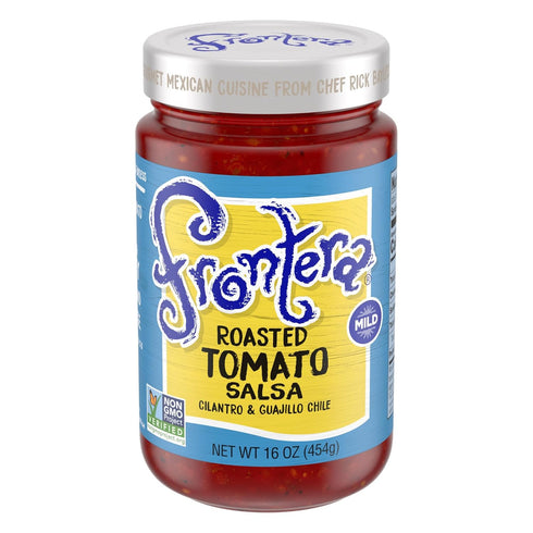 frontera Gourmet Mexican Roasted Tomato Salsa, Mild, Keto Friendly, 16 oz