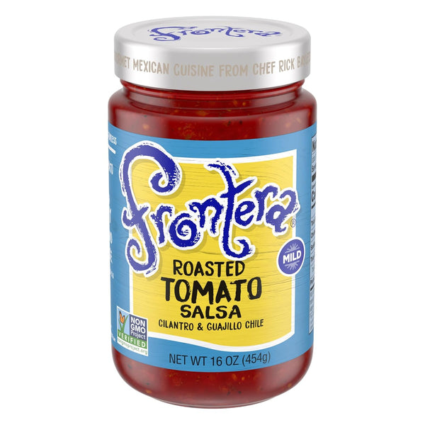 frontera Gourmet Mexican Roasted Tomato Salsa, Mild, Keto Friendly, 16 oz