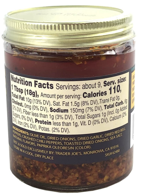 Trader Joe's Crunch,1 Pack 6 Chili onion ( ounce)
