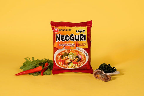 Noodle,4.2 Ounce,(Pack 20) Nongshim Neoguri Spicy Seafood with Udon-Style