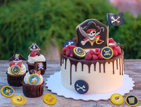 11 1.5oz (18 Pack) Fruidles St. Patrick's Chocolate Coins Pirates Theme - Made With Belgian Milk Chocolate - Coins Per