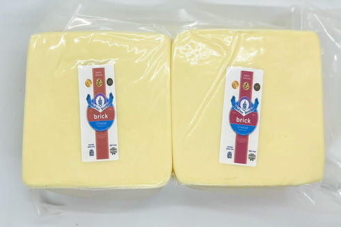 Cheesers Brick- Wisconsin Cheese - Mild Brick Cheese (2lb)