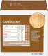 Pack 6, 6 16 Nescaf Dolce Gusto Caf au lait, of x Capsules