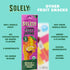 12 0.8oz (23g) SOLELY - Organic Mango Passion Fruit Jerky - Individually Wrapped Strips - Fruit Leather Made from Dried