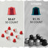 120 Count, 100% Cellini Caff Melodico Aluminum Nespresso Pods, Dark Roast Coffee Capsules, Nespresso Original Machine