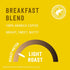 96 Count Amazon Brand - Happy Belly Breakfast Blend Compostable Coffee Pods, Light Roast, Compatible with K-Cup Brewer