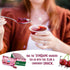 4.3oz 4 Dole Wiggles No Sugar Added Cherry Fruit Juice Gels Snacks, Total Cups, Gluten & Dairy Free, Bulk Lunch Snacks