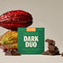 75% (10 pack) (2.1oz TCHO Dark Duo Dark Chocolate Bars | Plant Based, Organic & Fair Trade | Non GMO, Non-Dairy, Vegan