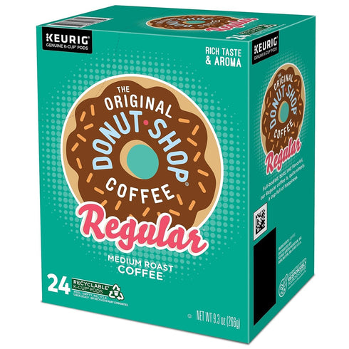 96 Count The Original Donut Shop Regular Keurig Single-Serve K-Cup Pods, Medium Roast Coffee