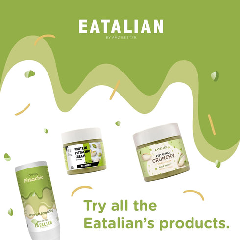 17.63 oz/500 EATALIAN by AMZ BETTER Pistachio Cream with Kataifi, gr, Delicious Spreadable Cream with Sweet and Unique