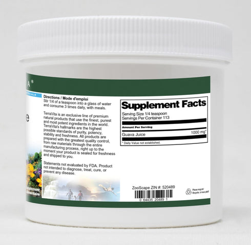 Terravita (4 oz, 520489) Guava Juice Powder ZIN:
