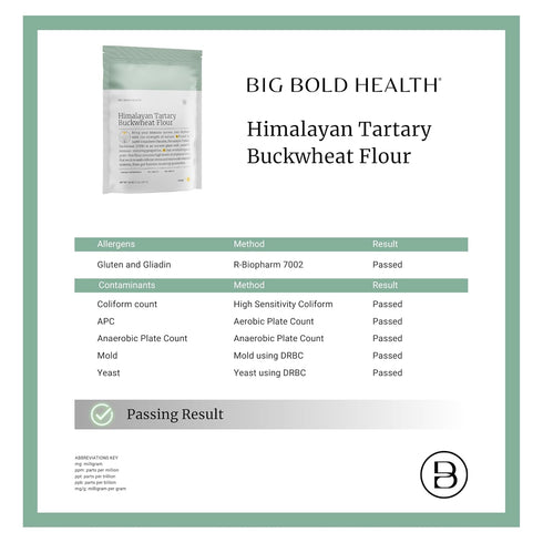 100% (2lb) BIG BOLD HEALTH Organic Himalayan Tartary Buckwheat Flour - Gluten Free | Rich in Polyphenols & Antioxidants