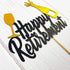 Happy Retirement Cake Topper - Decoration Supplies for Retirement Party
