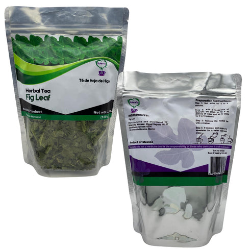 3.5 oz (100 2 Pack, 132 100% 2 Fig Leaf Tea, Hoja de Higo, Quiere Te, grams), Up to Cups, Crushed Fig Leaf Tea, Loose