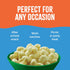 3.75 6-Pack Sensible Portions Veggie Puffs, Sour Cream & Onion Flavor, Gluten-Free Chips, Ounce Bag
