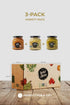 Pack Pack 3 Perfect Choice Variety with Delicious Artichoke Bruschetta, Green Asparagus Bruschetta & Caramelized Onion