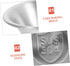 8pcs Veemoon Stainless Steel Tart Molds for Baking Muffins Pies and Desserts Nonstick Bakeware Use and Projects