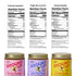 Ground Up Chunky Nut Butter - Almond and Cashew Butter - Peanut-Free, Dairy-Free, Gluten-Free, Vegan - Trio Tasting
