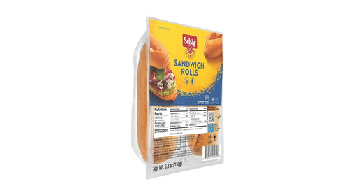 5.3 (Pack 6) Schar Gluten Free Sub Sandwich Rolls, Ounce