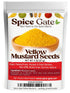 Spice Gate Yellow Mustard Seeds - Whole (2 oz) ideal for cooking,
