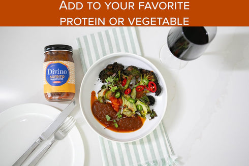 Divino Simmer Foods Sofrito Sauce Latin Cooking Sauce & Marinade for Chicken, Rice & Meal Prep Easy Dinner in Minutes