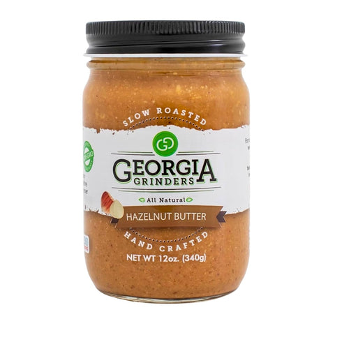 Georgia Grinders Hazelnut Creamy Gourmet Nut Butter Spread, Whole30 Approved, Non-GMO, Gluten