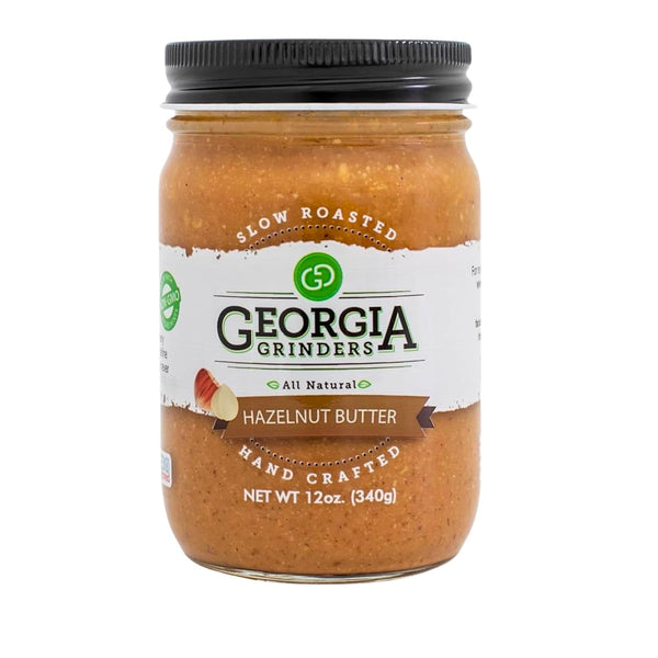 Georgia Grinders Hazelnut Creamy Gourmet Nut Butter Spread, Whole30 Approved, Non-GMO, Gluten