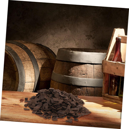 1Pack Heavy Toasted French Oak Chips for Home Brewing Enhance Red Wine Aroma Taste for DIY Wine Making Versatile Aging