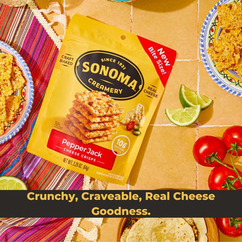 SONOMACREA CRISP CHEESE BACON CHEDDAR - 2.25 OZ