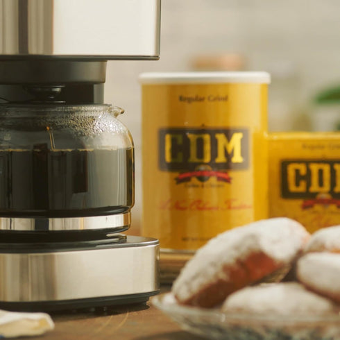 CDM 13oz (Pack 4) Ground Coffee & Chicory Automatic Drip, Bag