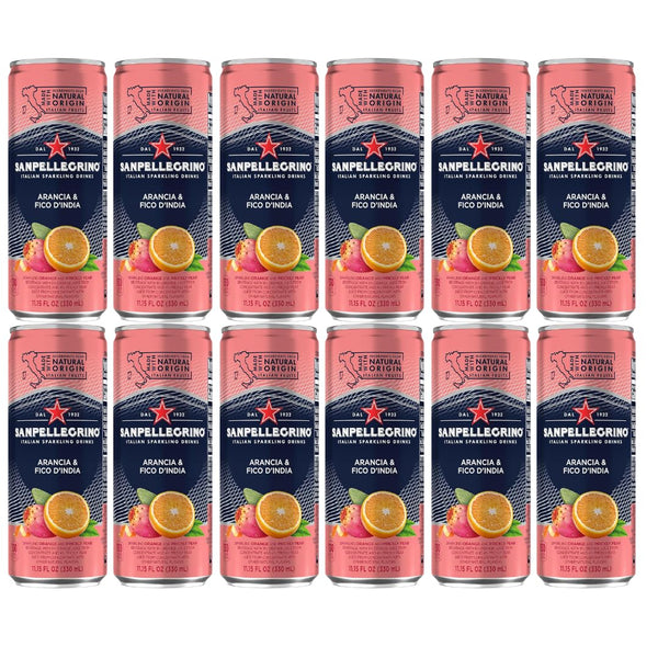 San Pellegrino Prickly Pear Sparkling Beverage 12 Pack, 11.15 fl oz Cans