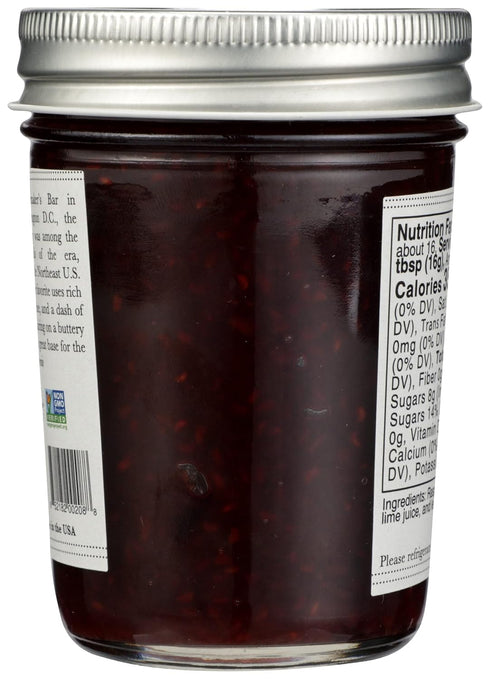 8.75 OZ BONNIES JAMS Raspberry Lime Rickey Jam