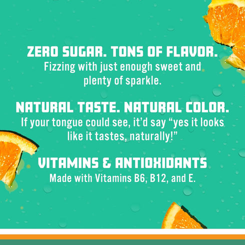 17 oz (Pack 12) Sparkling Ice, Orange Mango Sparkling Water, Zero Sugar Flavored Water, with Vitamins and Antioxidants