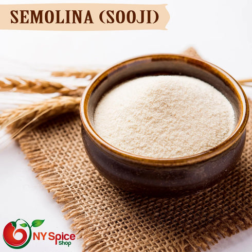 1 NY Spice Shop Semolina Flour - Pound Fine Yellow Durum Semola Flour - Enriched Durum Semolina Ground for Cooking