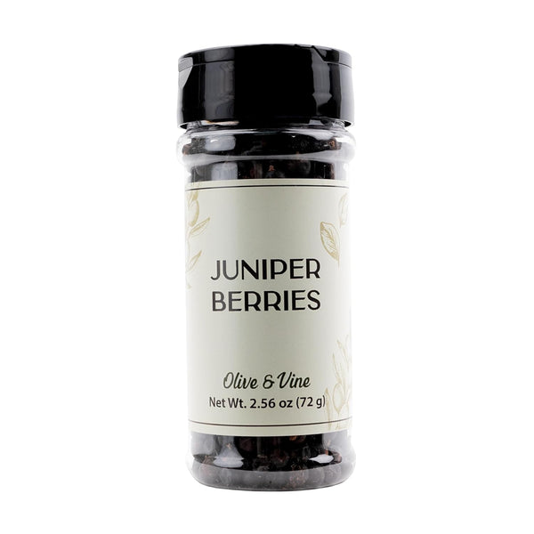 Olive & Vine Juniper Berries, Earthy & Piney Flavor, Seasoning for Game