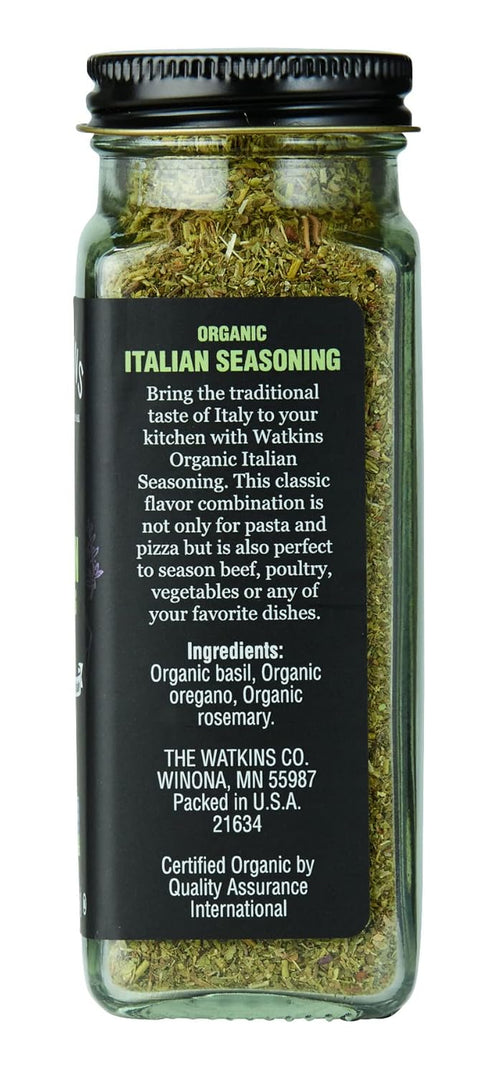 Watkins Gourmet Organic Spice Jar, Italian Seasoning, 1.1 Oz