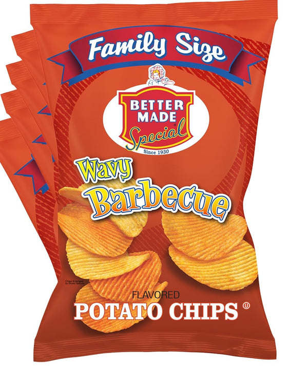 Better Made Special Potato Chips Four Pack (4) x Family Size Bags
