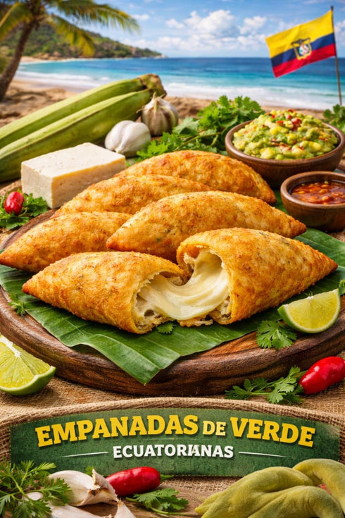 Generic Empanadas de Verde Ecuatorianas Cheese Filled Green Plantain Empanadas, Freeze Dried, Ready