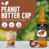 25.4 oz, Syruvia Coffee Syrup, Peanut Butter Cup Flavored Syrup for Drinks, Lattes, and Desserts fl With Pump