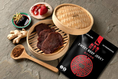 Hty 14 Sweet Beef Jerky, ounces